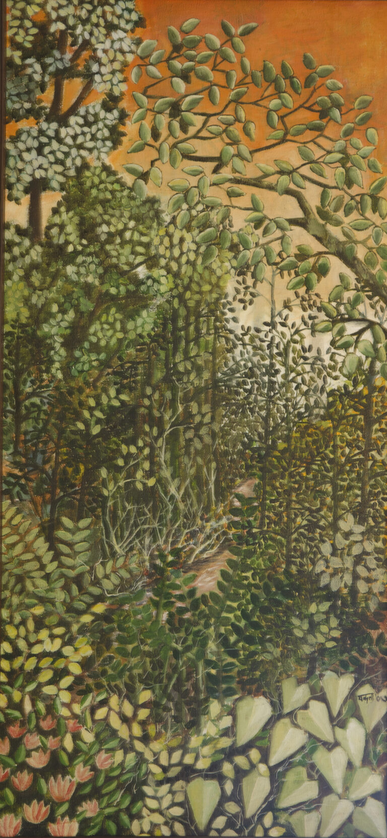Forest_17inX34in_Oil on canvas