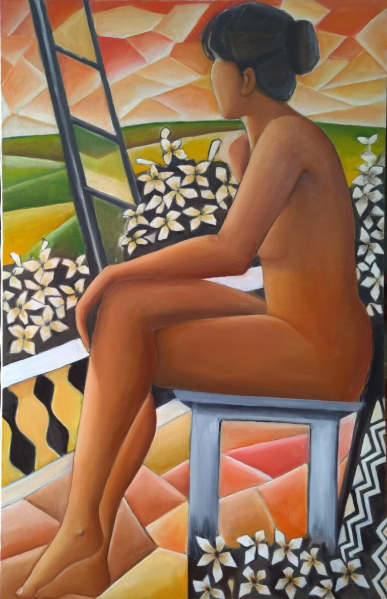 Horizon. 27 in X 40 in. Oil on Canvas.