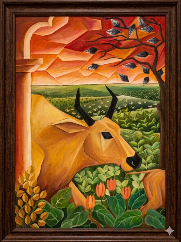 Storm. 28 in x 41 in. Acrylic on Canvas